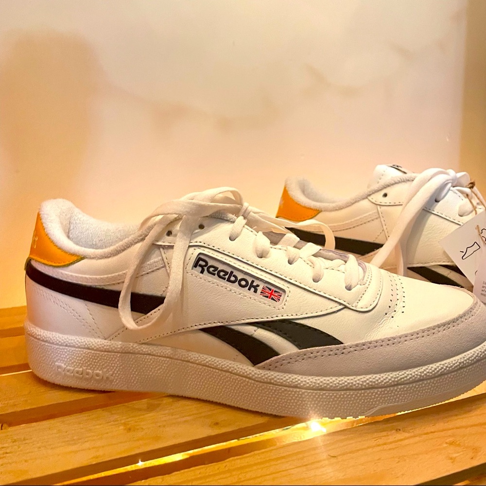 Reebok Club C gold and blue vector Unisex - Picture 1 of 7
